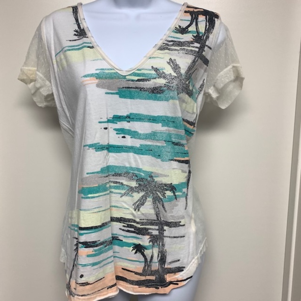 Hang Ten Sun Protection V Neck T-Shirt
